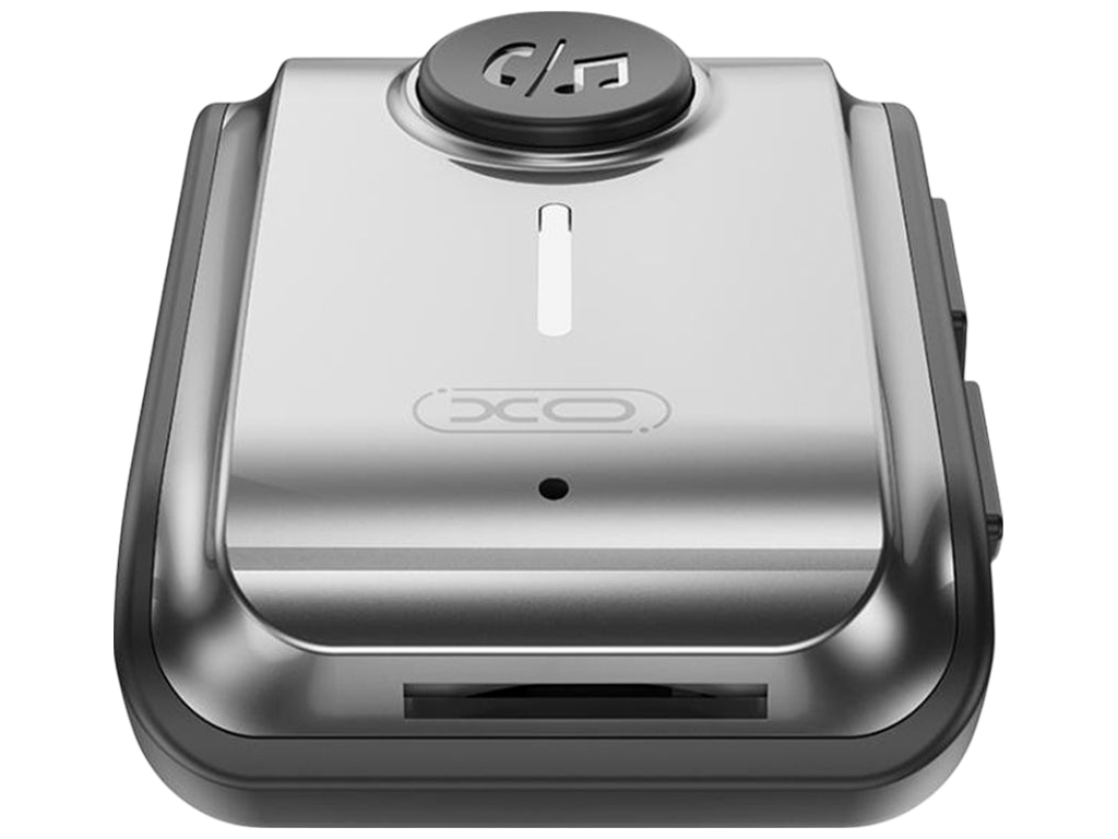 Модулятор XO BCC15, Bluetooth V5.3, слот для карты памяти, USB, Aux, 46×32×15мм, цвет серый