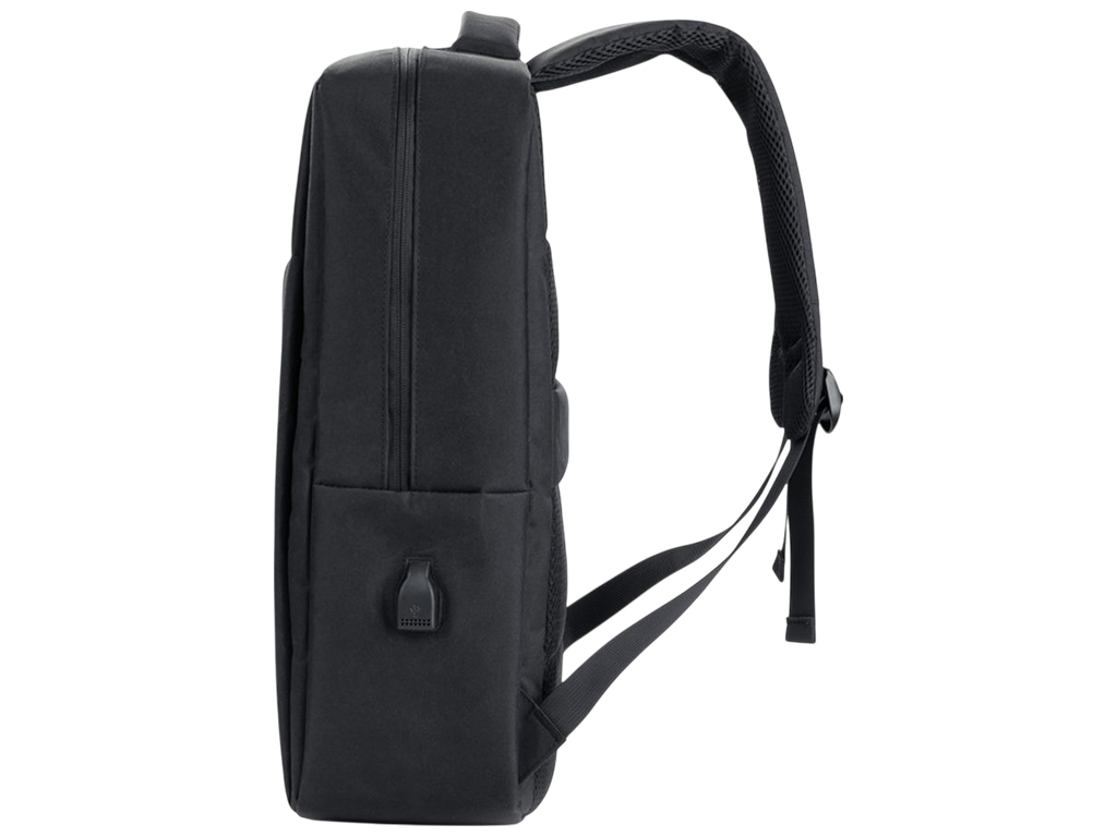 Рюкзак XO CB02, для ноутбука 17 дюймов, 3 отделения, кабель USB, дакрон, цвет черный