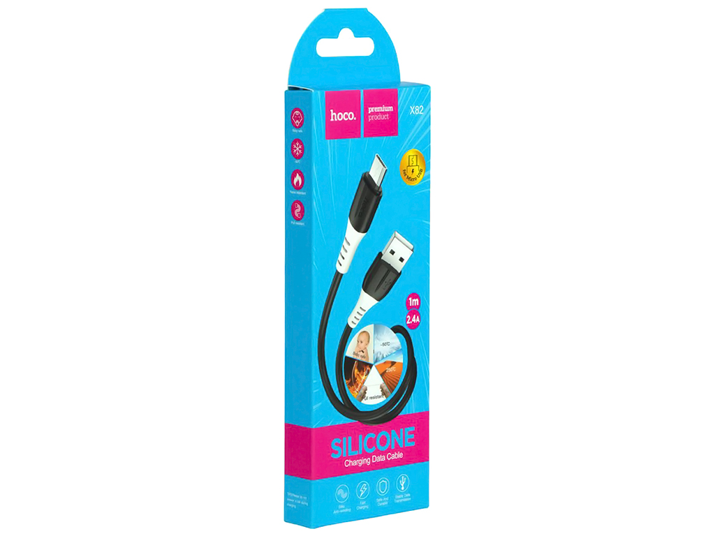 Кабель USB Hoco X82 Micro, Чорний