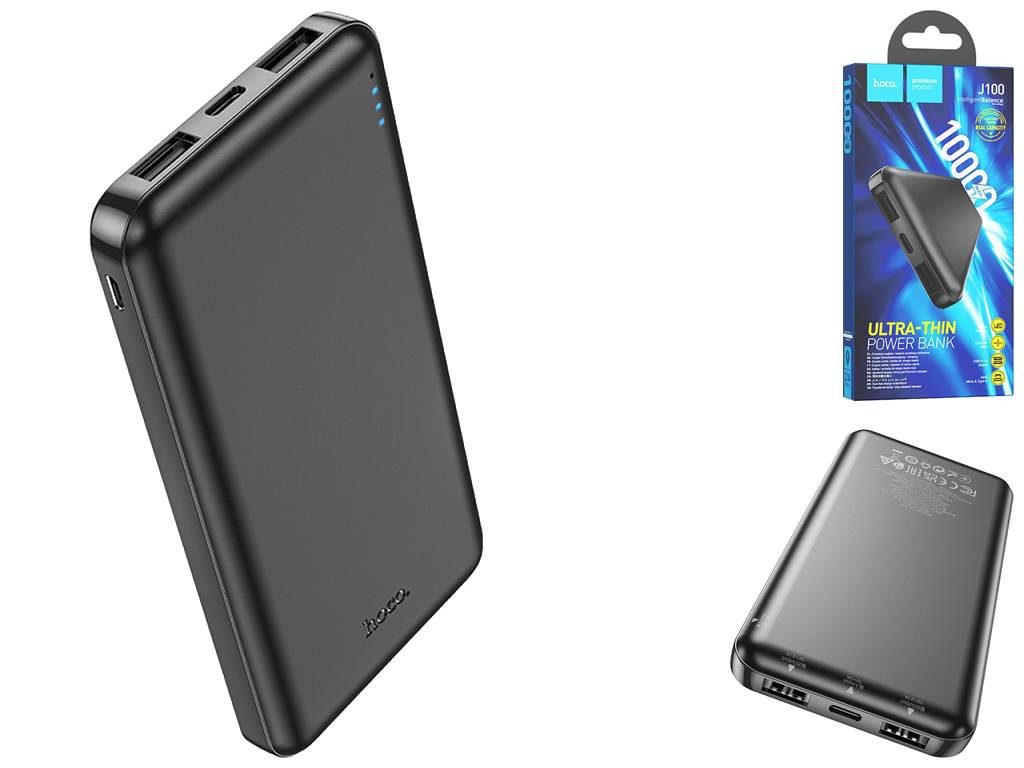 Power Bank Hoco J100 High-ranking 10000 mAh, Black