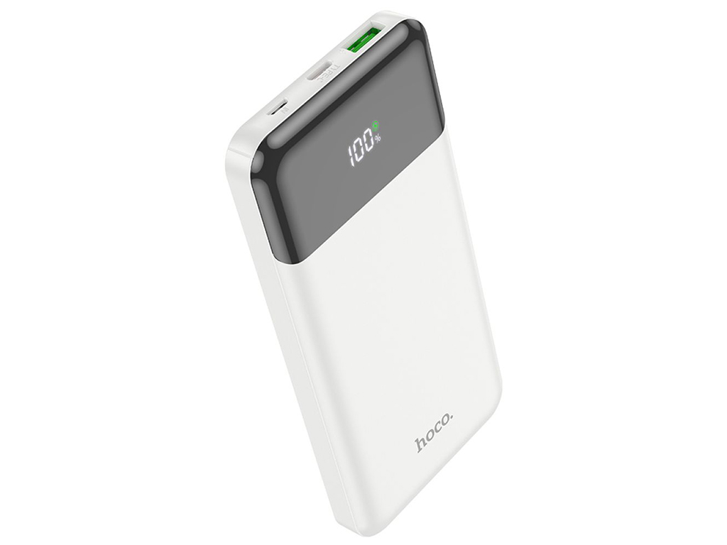 Універсальна мобільна батарея Power Bank Hoco J102 Cool figure PD20W+QC3.0 10000mAh, колір бiлий