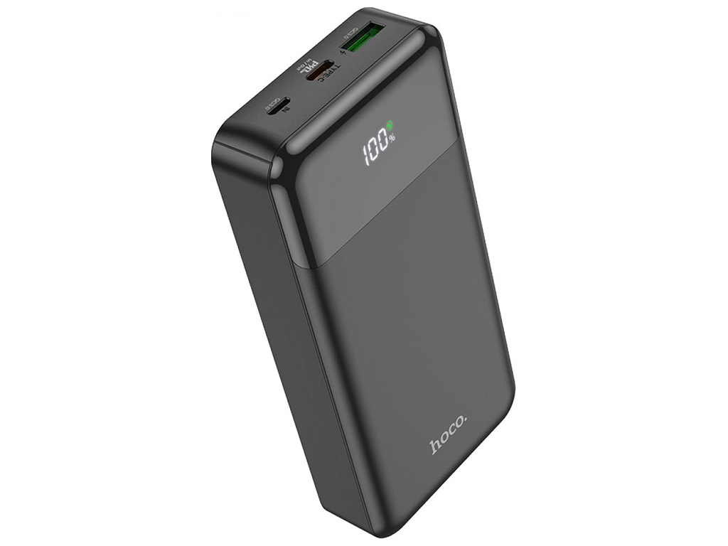 Універсальна Мобільна Батарея Hoco J102A Cool figure PD20W+QC3.0 20000 mAh Колір Чорний
