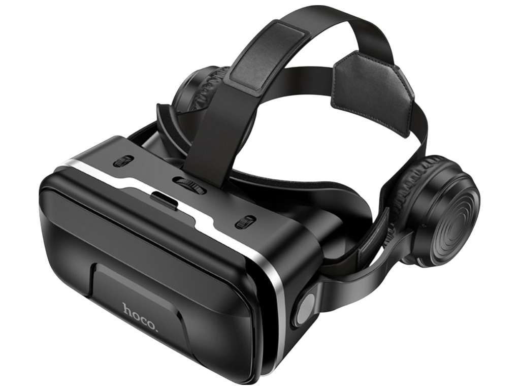 Окуляри віртуальної реальності Hoco DGA10 Cool VR Glasses, стереонавушники, USB/AUX/TF, колір чорний