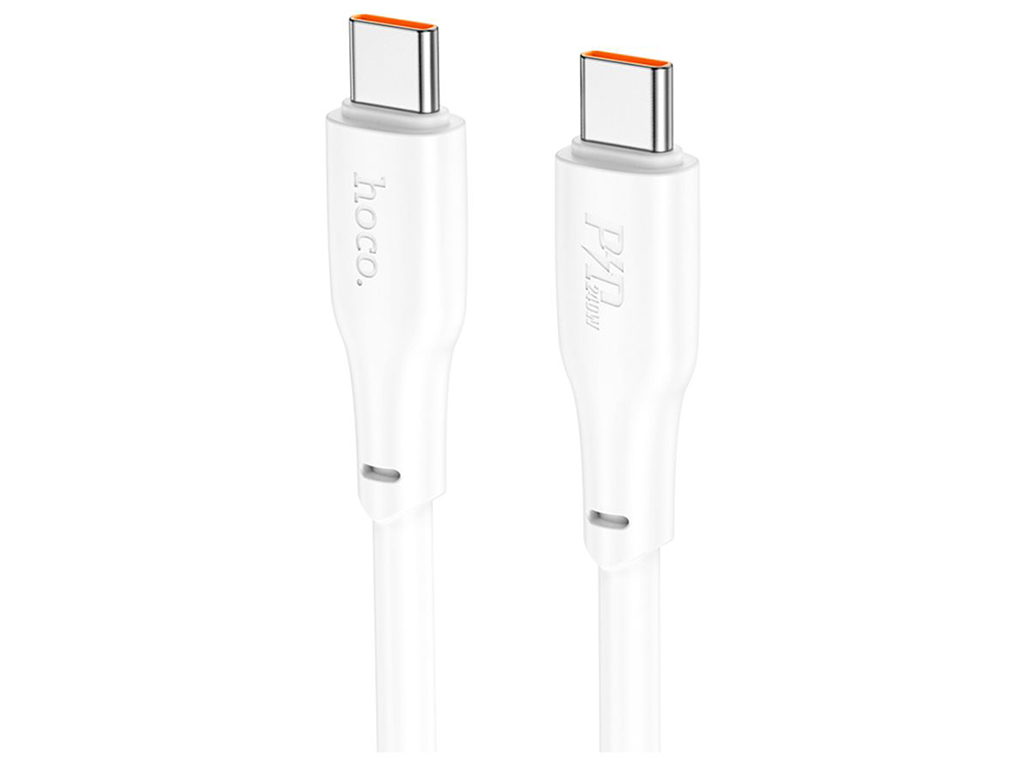 Кабель USB Hoco X93 Force 240W Type-C to Type-C Колір Бiлий