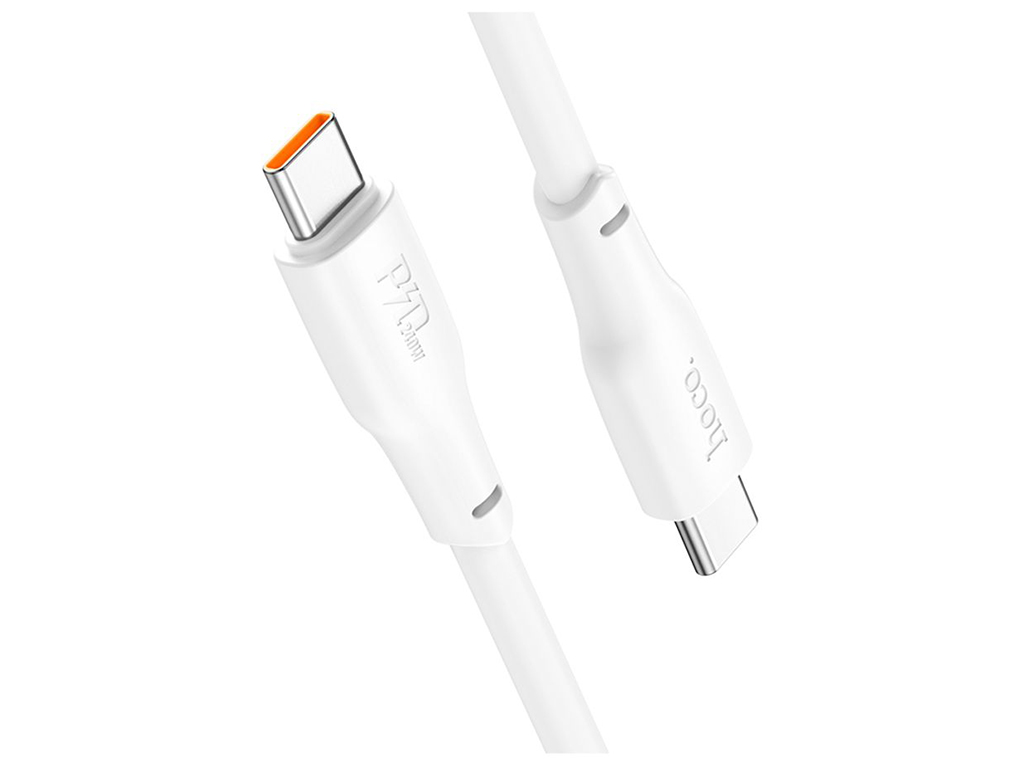 Кабель USB Hoco X93 Force 240W Type-C to Type-C Колір Бiлий