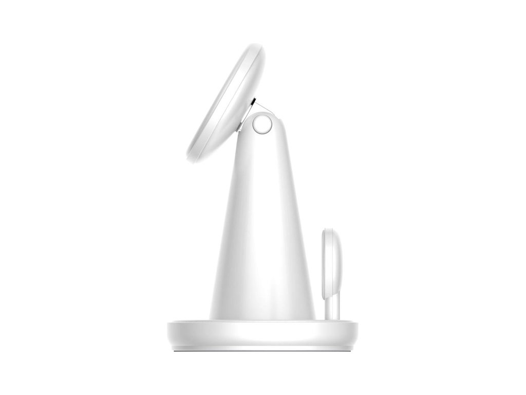Зарядний пристрій бездротовий Ldnip Wl01 5in1, 25.5W, для iWatch, ABS+PC пластик, USB-C, білий