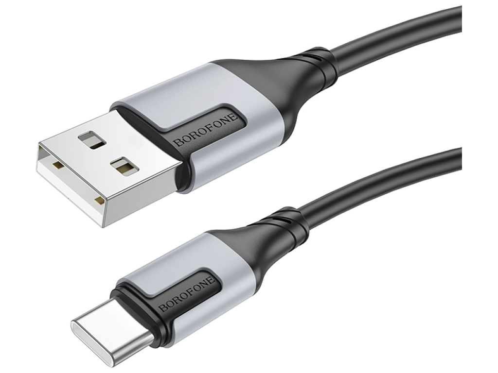 Кабель USB Borofone BX101 Creator Type-C 3A Цвет Черный
