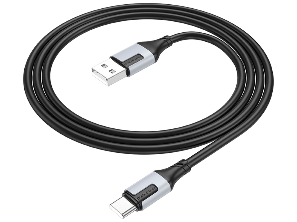Кабель USB Borofone BX101 Creator Type-C 3A Цвет Черный