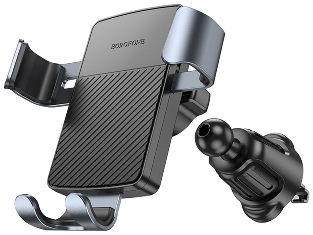 Автомобільний тримач Borofone для смартфонів 4,5–7″, що кріпиться на решітку вентиляції