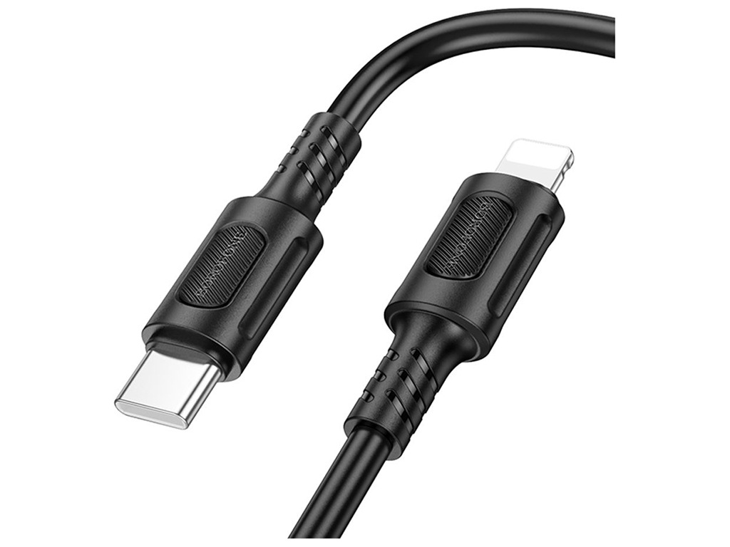 Кабель USB Borofone BX111 PD27W Type-C to Lightning Цвет Черный