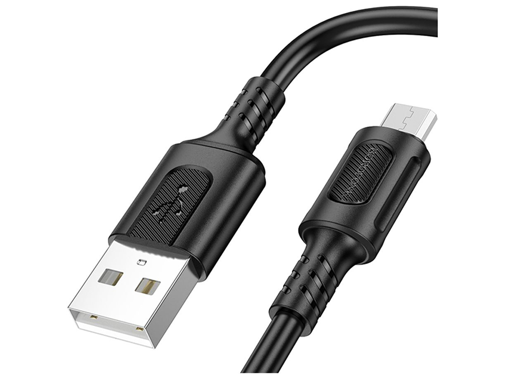Кабель USB Borofone BX111 мicro 2.4A Колір Чорний