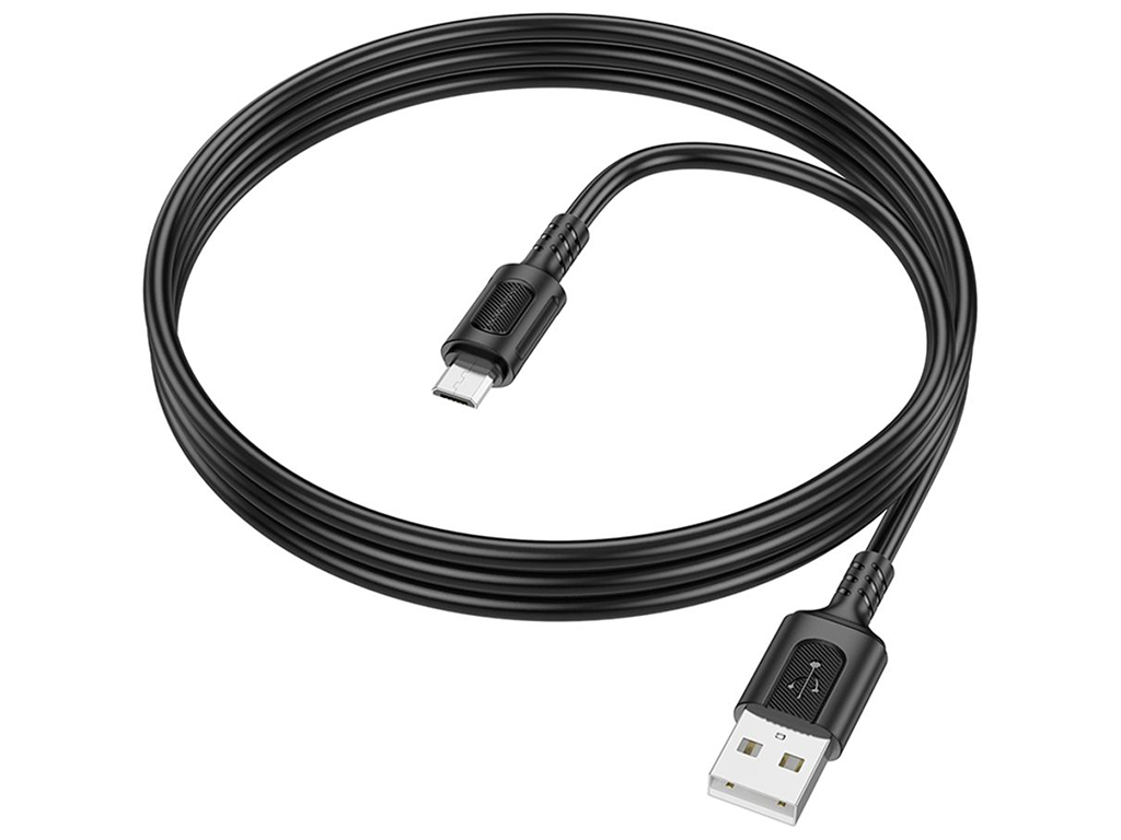 Кабель USB Borofone BX111 мicro 2.4A Колір Чорний