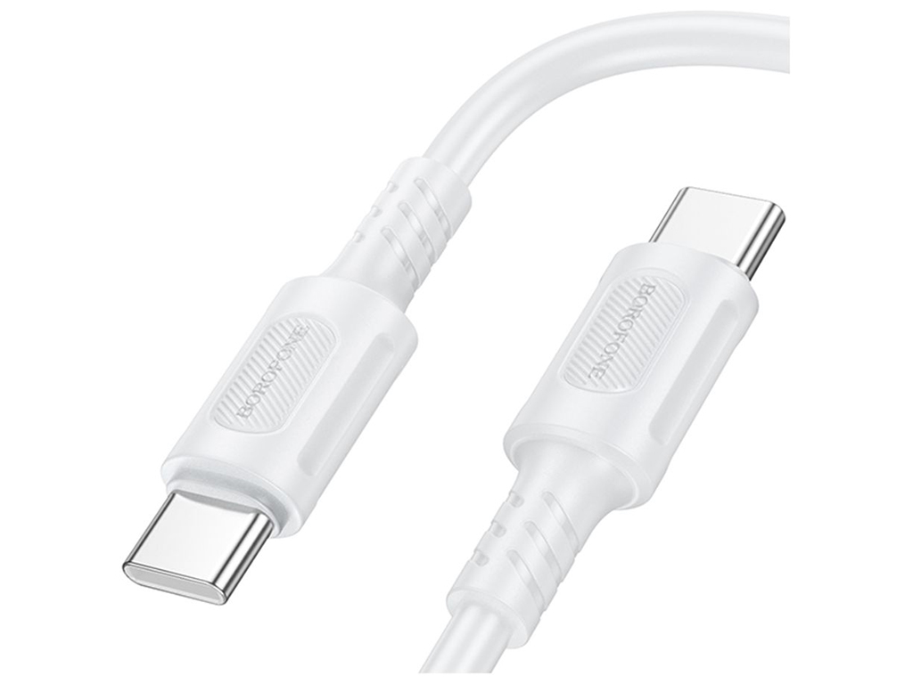Кабель USB Borofone BX111 60W Type-C to Type-C Колір Білий