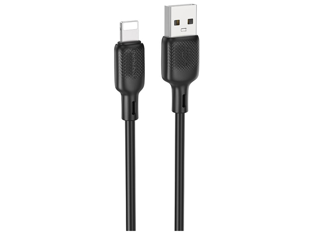 Кабель USB Borofone BX113 Silicone Lightning 2.4A 2м Цвет Черный