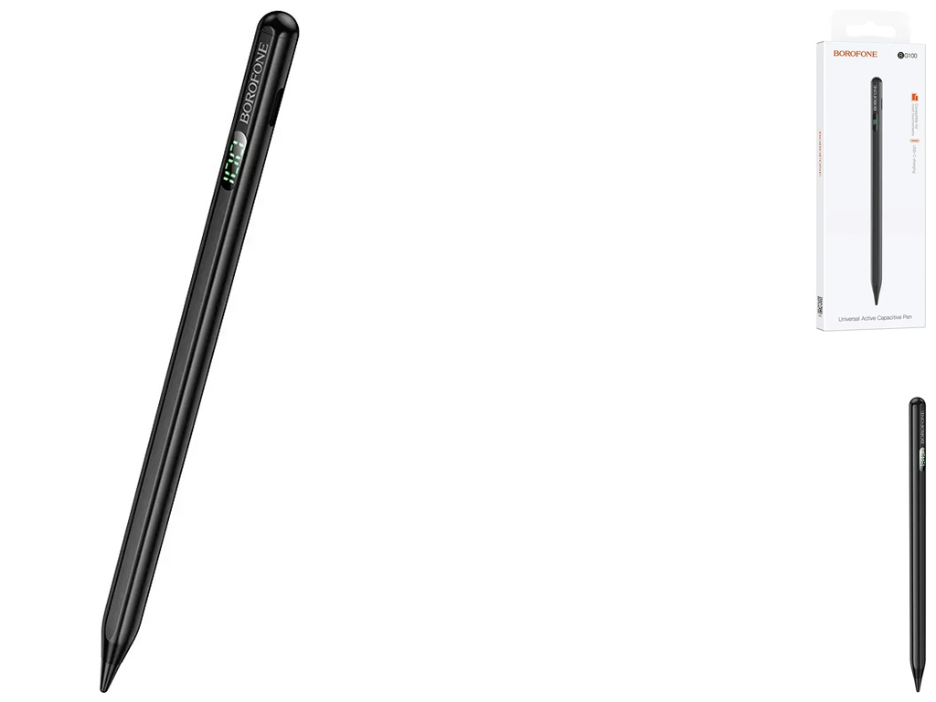 Стілус Borofone BG100 Universal Active Capacitive Pen Колір Чорний