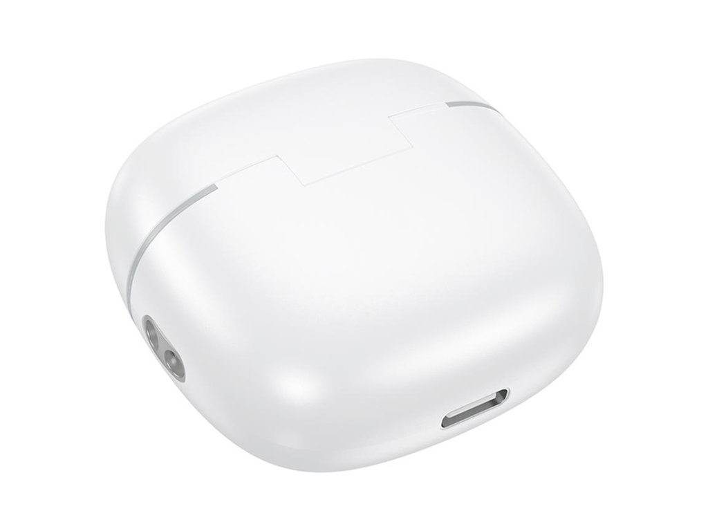 Блютуз стерео гарнитура Borofone FQ11, bluetooth 5.4, сенсор, кейс 300mAh, type‑c, цвет белый