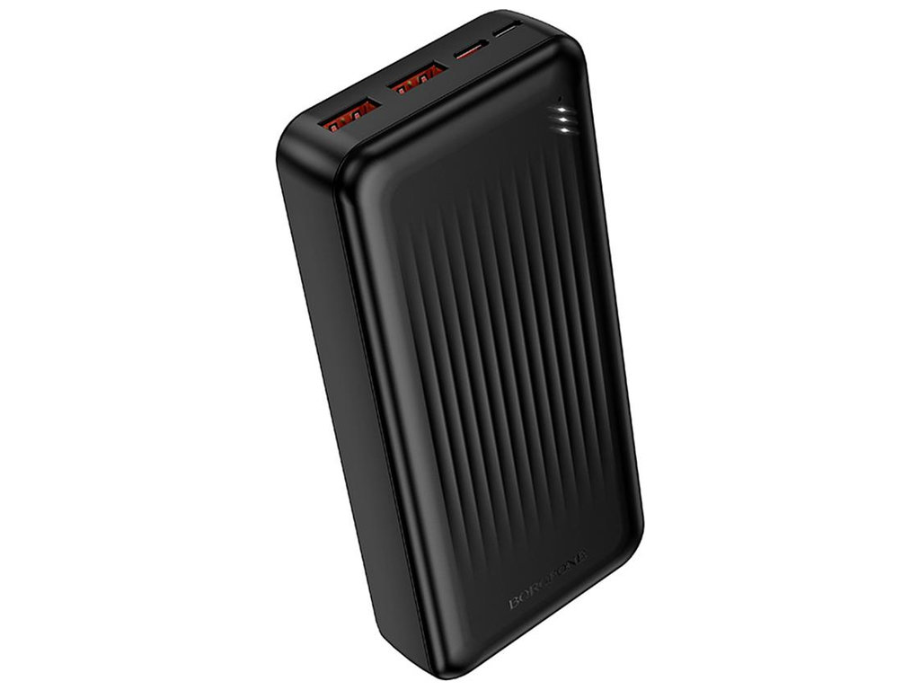 Power Bank Borofone BJ80A, 22.5W+PD20W, 20000mAh, літій-полімерний, ABS, полікарбонат, колір чорний