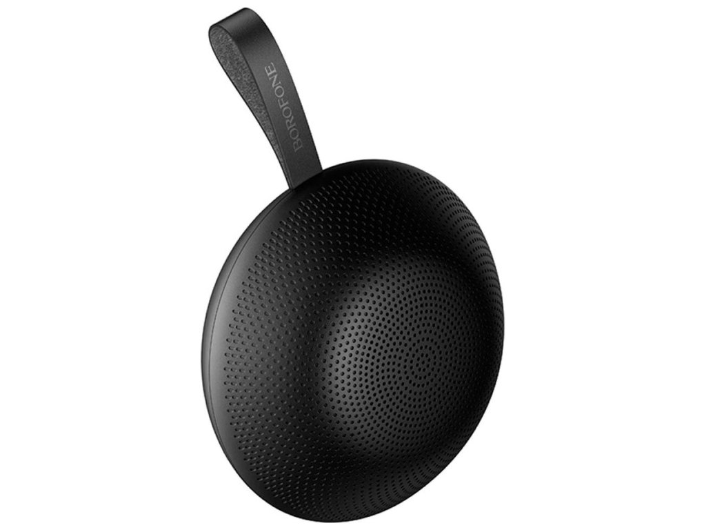 Колонка Borofone BR48, 5Вт, Bluetooth 5.4, 1200mAh, Type-C, пластик, 105×105×55мм, колір чорний