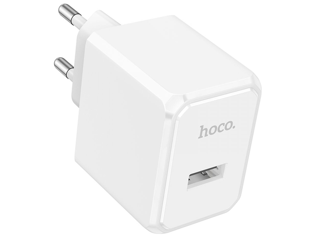 Мережевий Зарядний Пристрій Hoco CS11A 1USB 2.1A Колір Білий