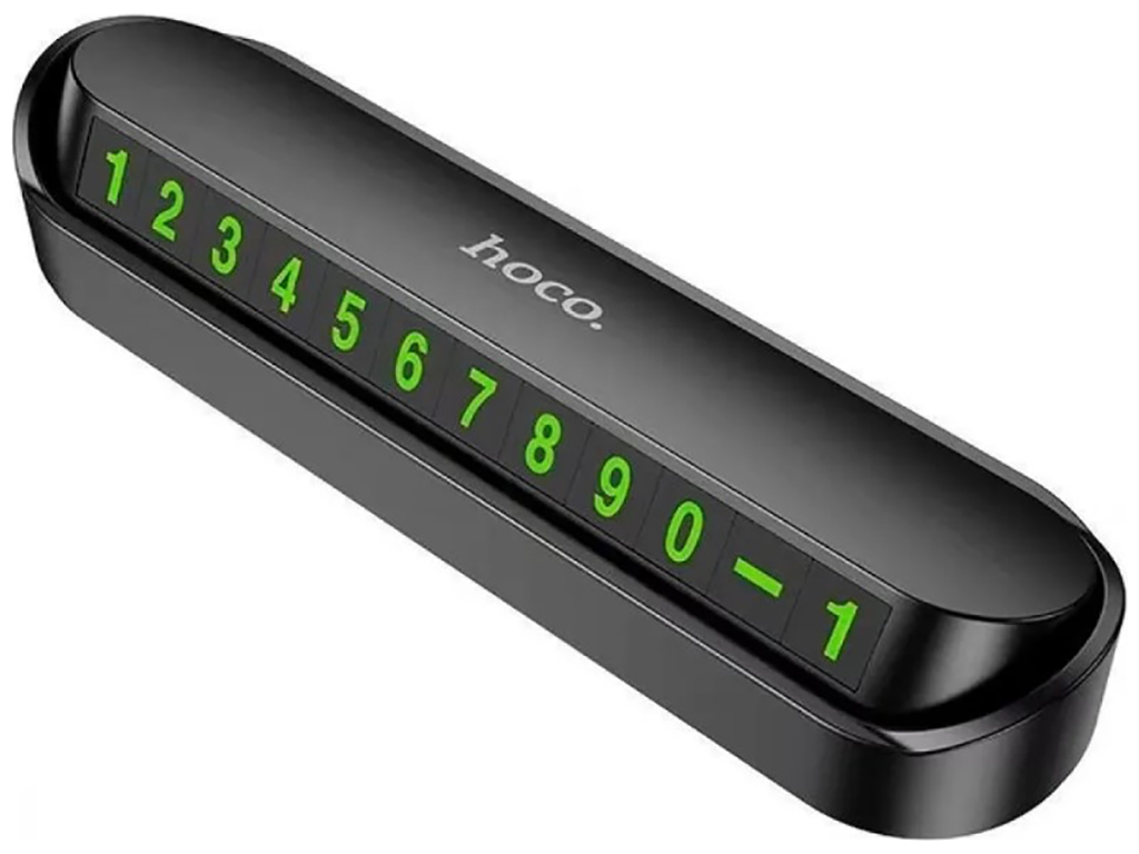 Автотабличка Hoco DPH01 Колір Чорний
