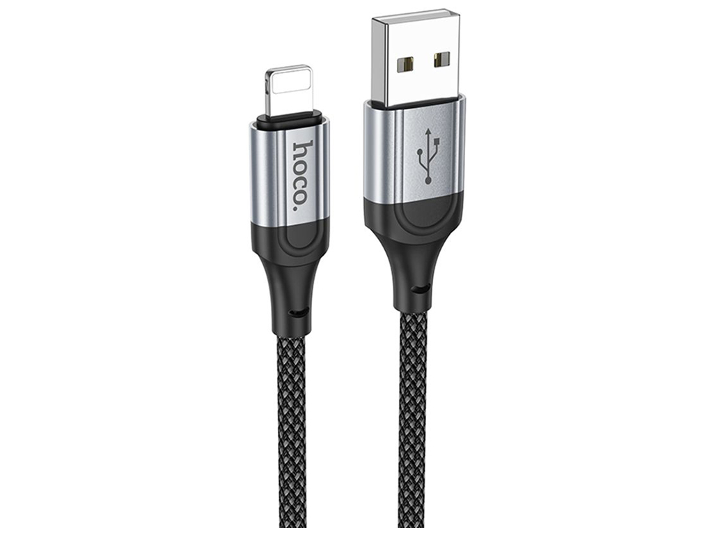 Кабель USB Hoco X102 Lightning 2.4A Колір Чорний