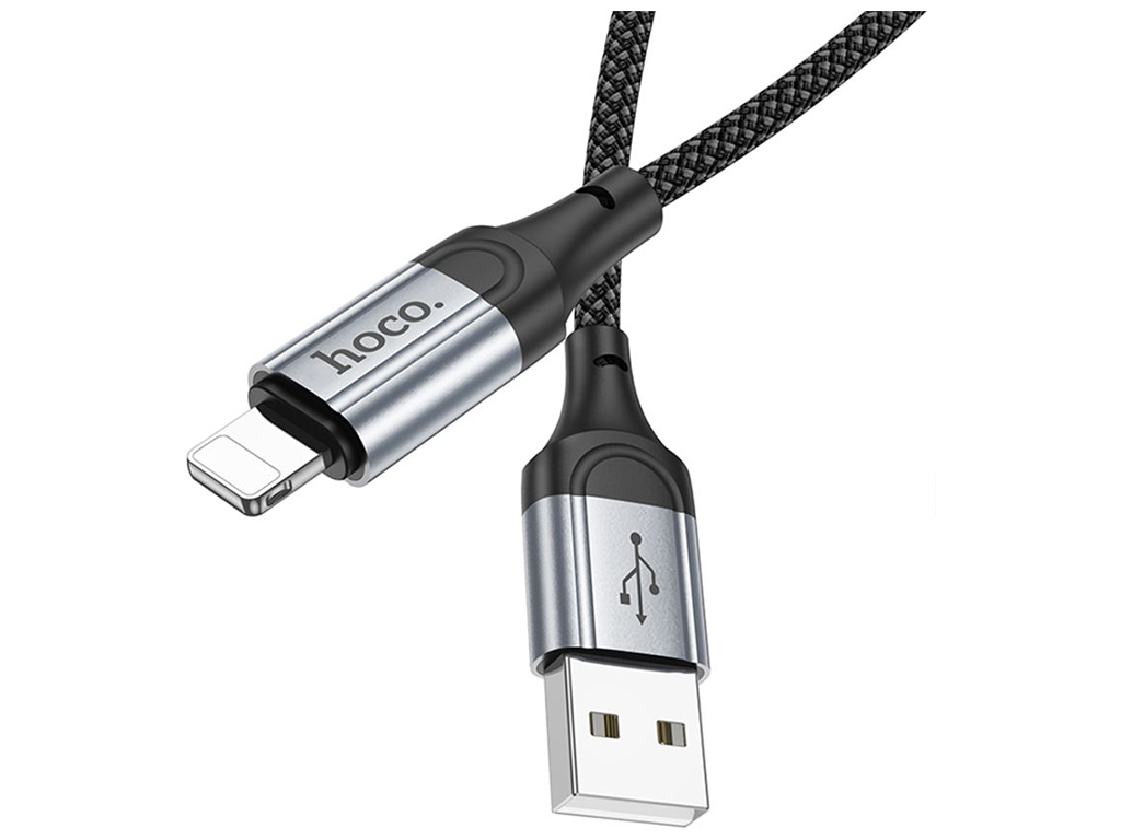 Кабель USB Hoco X102 Lightning 2.4A Колір Чорний