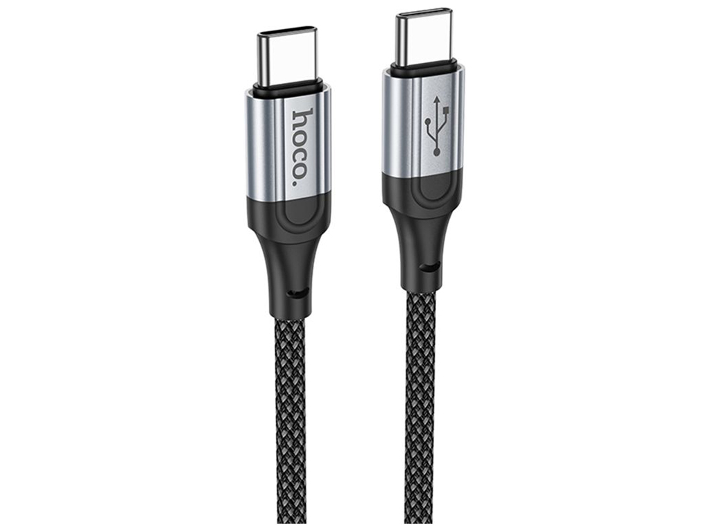 Кабель USB Hoco X102 Type-C to Type-C 60W Колір Чорний