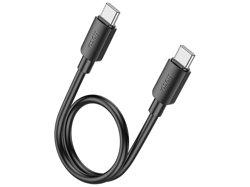 Кабель USB Hoco X96 Hyper 60W Type-C to Type-C 0.25m Колір Чорний