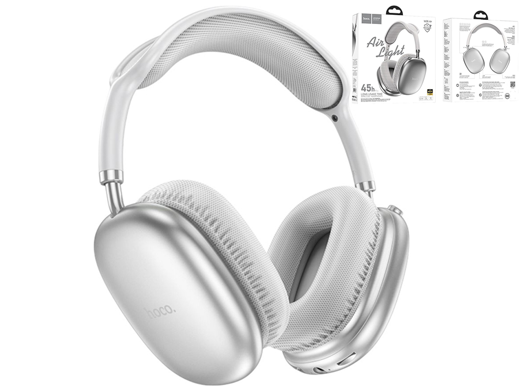 Bluetooth стерео гарнітура Hoco W35 Air, сталевий