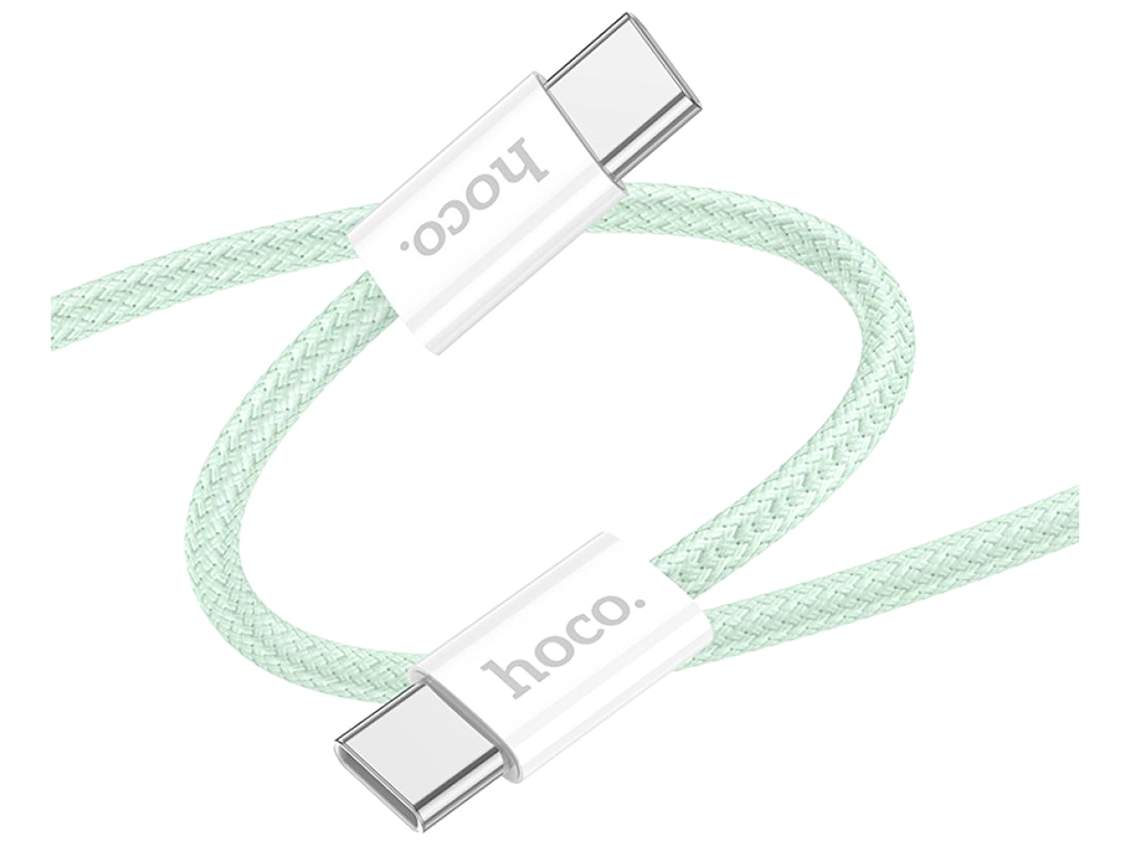 Кабель USB Hoco X104 Source 60W Type-C to Type-C Цвет Зеленый