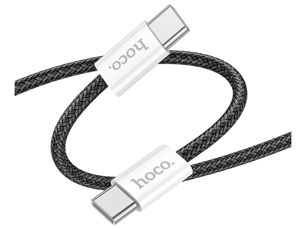 Кабель USB Hoco X104 Source 60W Type-C to Type-C 2м Колір Чорний