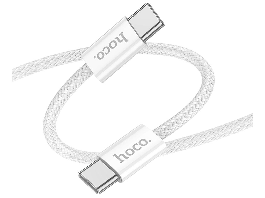 Кабель USB Hoco X104 Source 60W Type-C to Type-C 2м Колір Бiлий