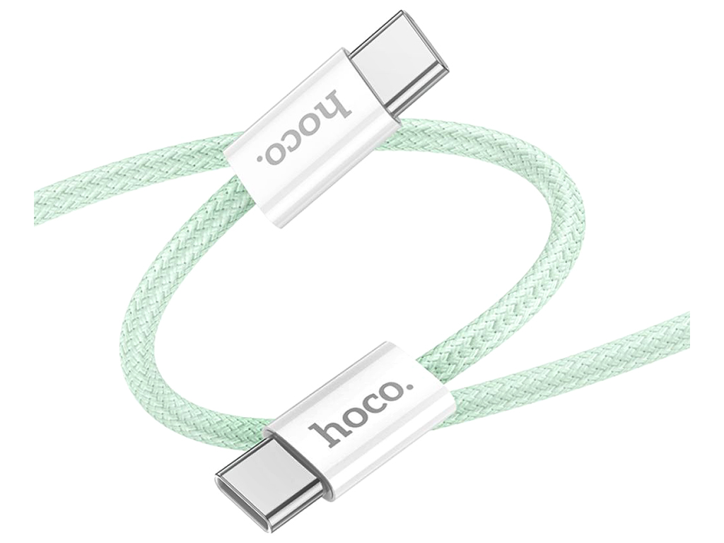 Кабель USB Hoco X104 Source 60W Type-C to Type-C 2м Колір Зелений