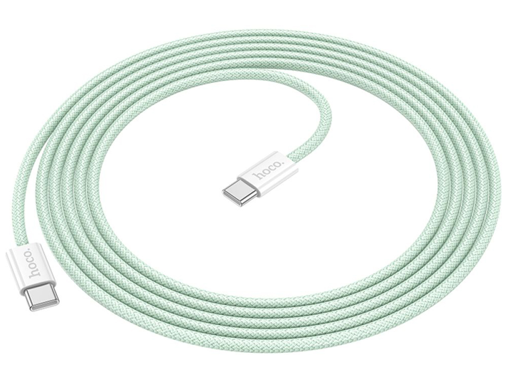 Кабель USB Hoco X104 Source 60W Type-C to Type-C 2м Колір Зелений