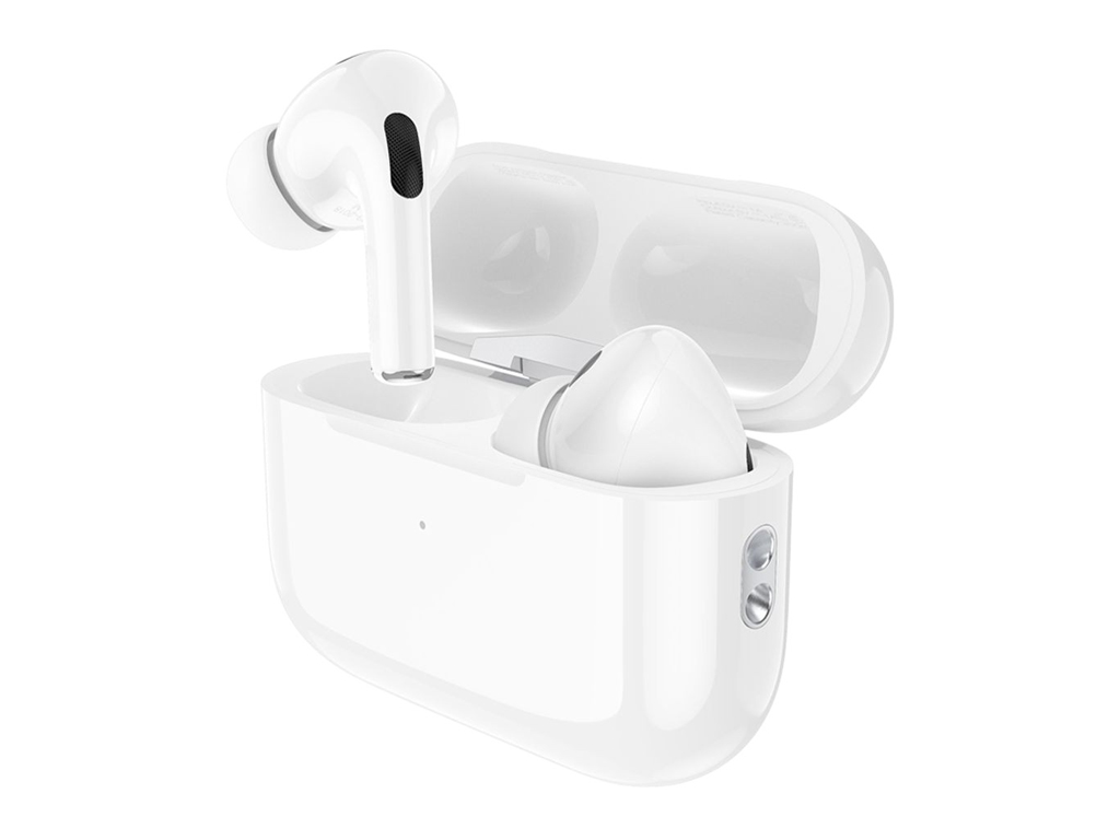 Bluetooth стерео гарнітура Hoco EW63 ANC, білий