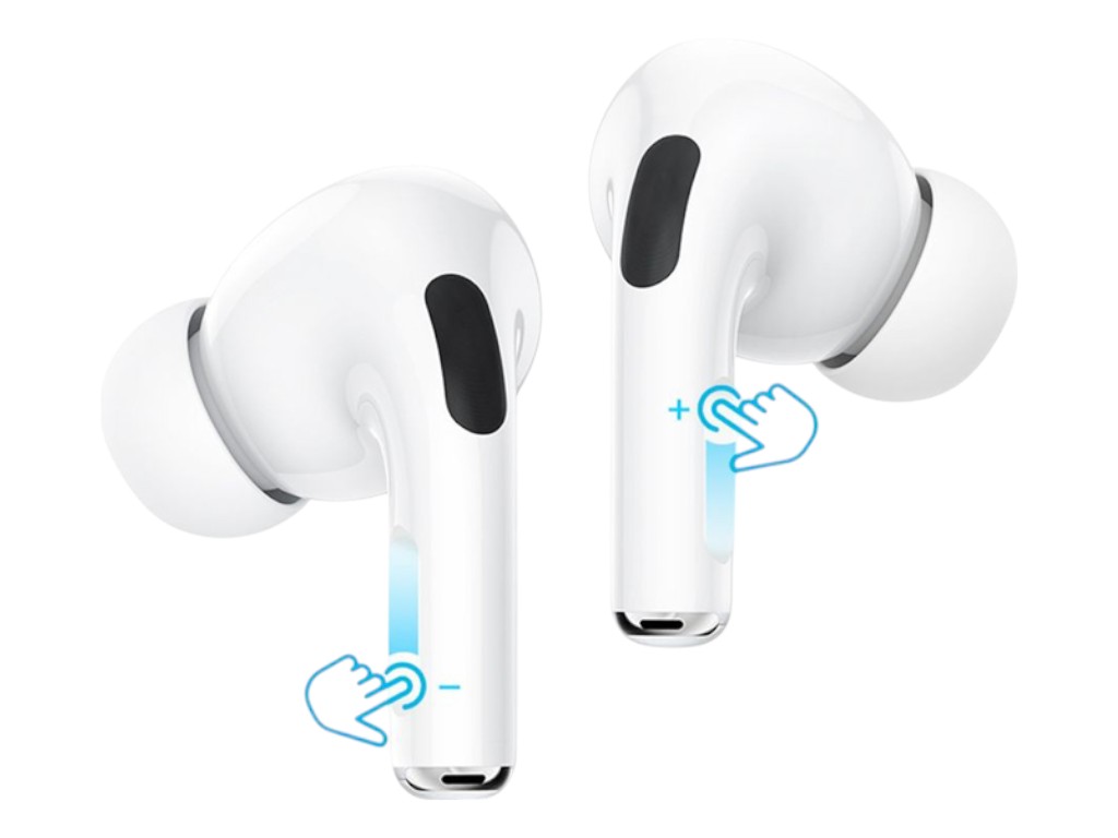 Bluetooth стерео гарнітура Hoco EW63 ANC, білий