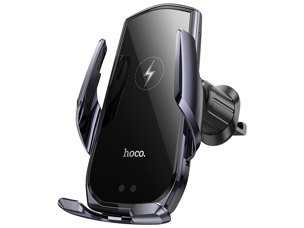 Автотримач Hoco CA202 Plus Automatic Clamping Wireless 15w Колір Чорно-Сірий