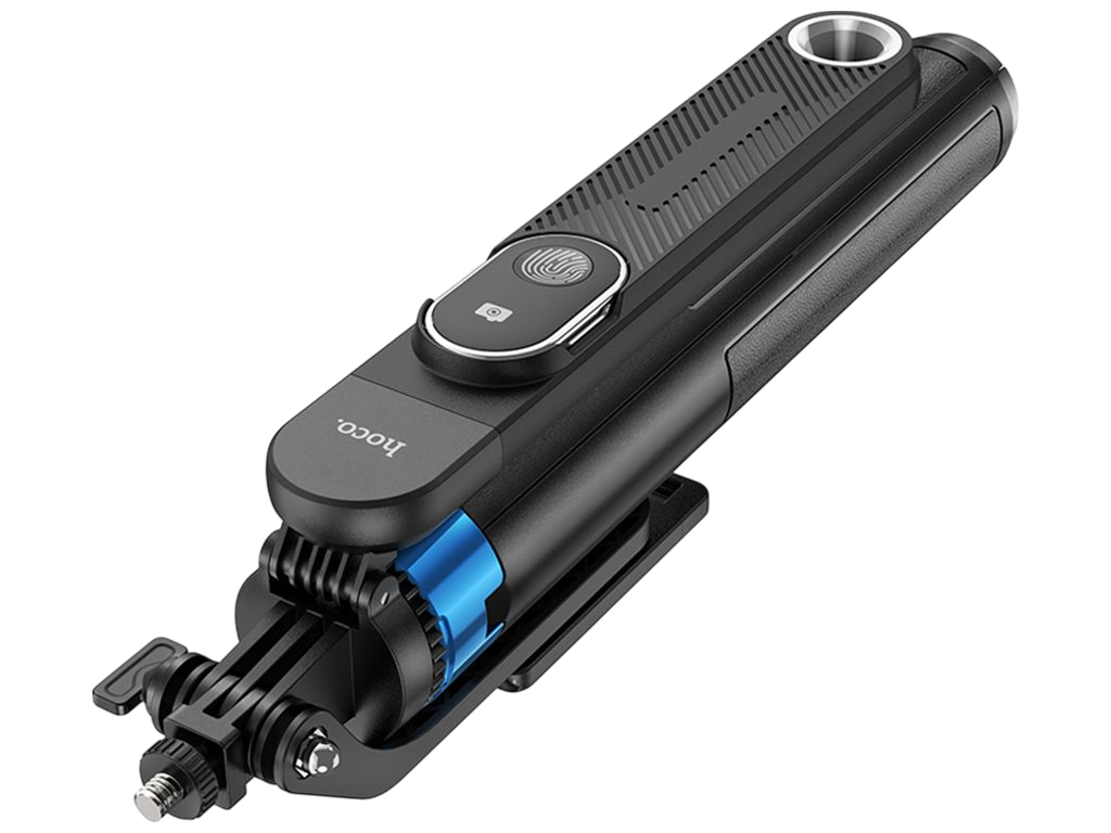 Селфі-штатив Hoco K22, бездротовий, з пультом, 30-175см, Bluetooth 5.2, колір чорний