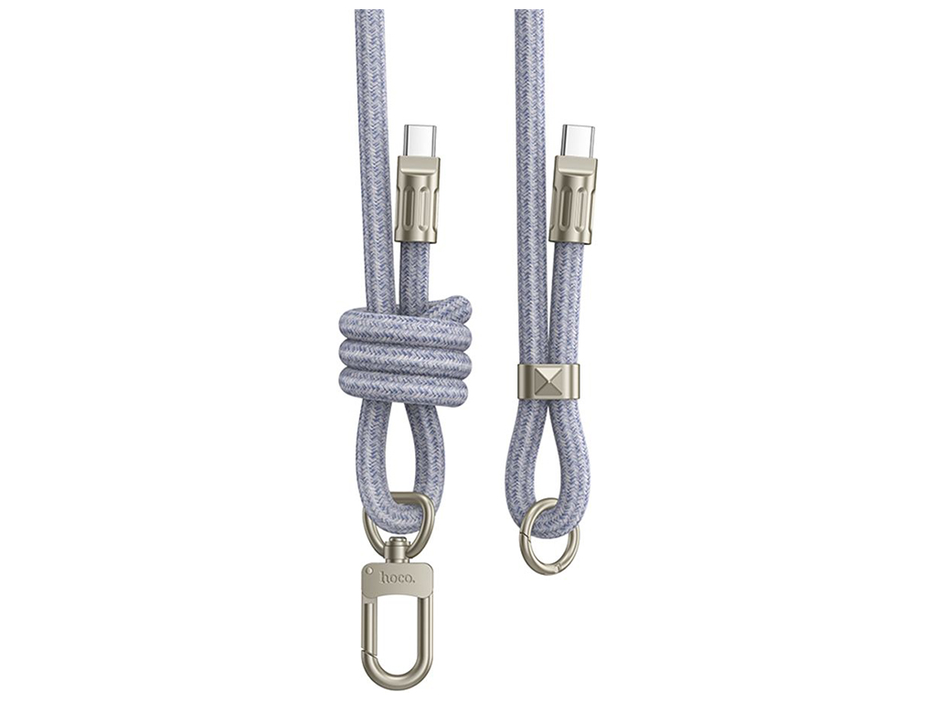 Кабель USB Hoco GH7 Type-C to Type-C 60W 1.8м Цвет Синий