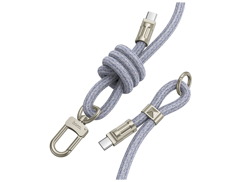 Кабель USB Hoco GH7 Type-C to Type-C 60W 1.8м Цвет Синий