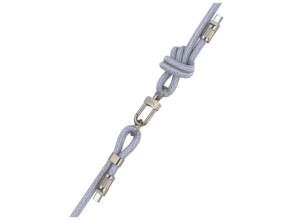 Кабель USB Hoco GH7 Type-C to Type-C 60W 1.8м Цвет Синий