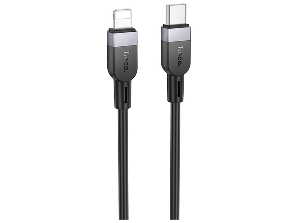 Кабель Hoco X109 Silicone Type-C to Lightning PD27W Колір Чорний