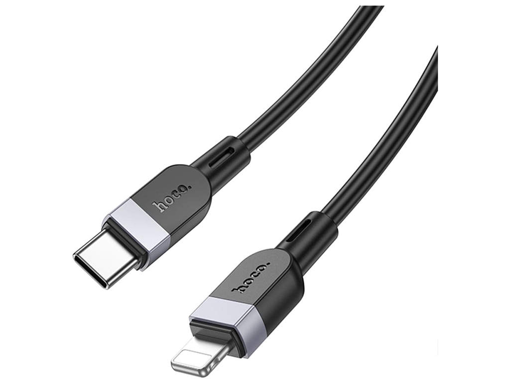 Кабель Hoco X109 Silicone Type-C to Lightning PD27W 2m Колір Чорний