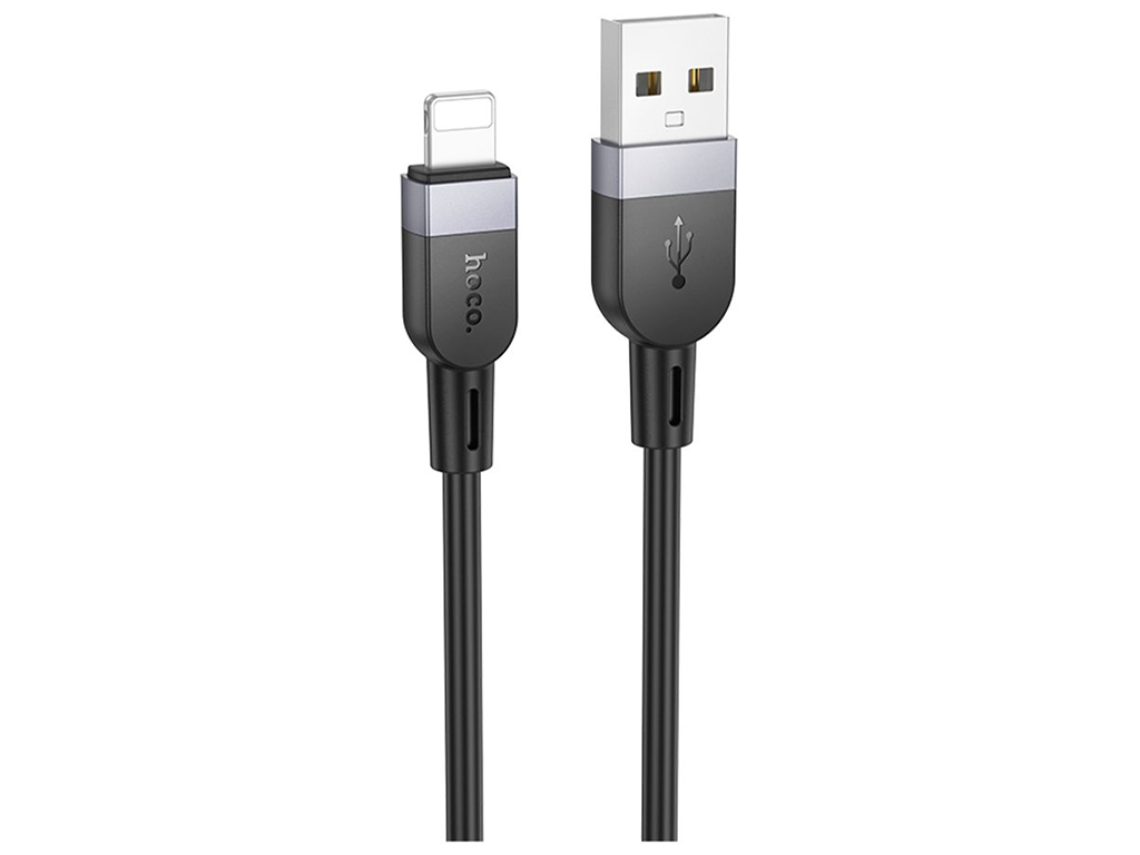 Кабель Hoco X109 Silicone Lightning 2.4A 3m Колір Чорний