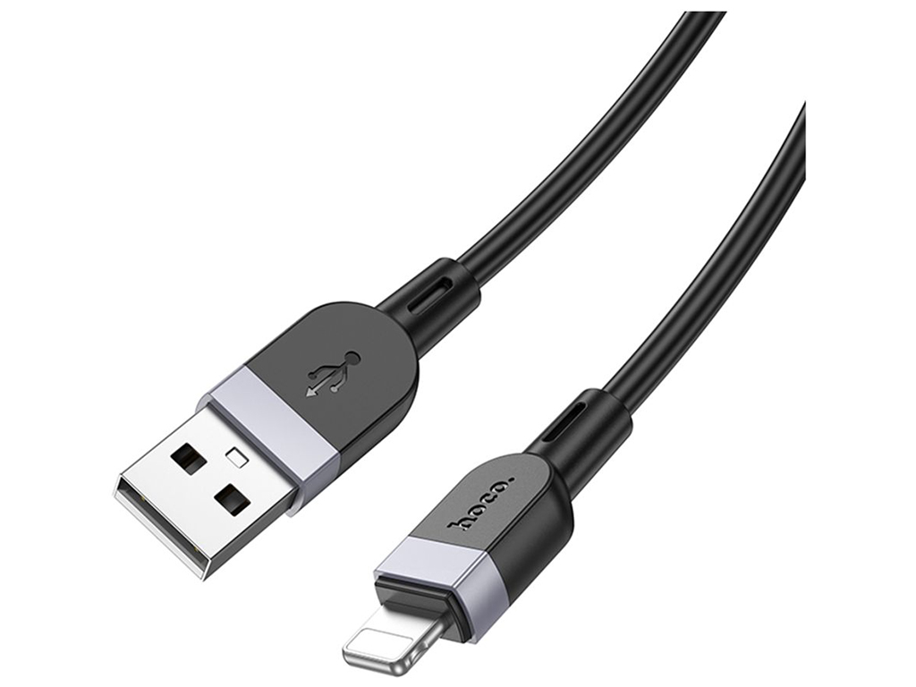 Кабель Hoco X109 Silicone Lightning 2.4A 3m Колір Чорний