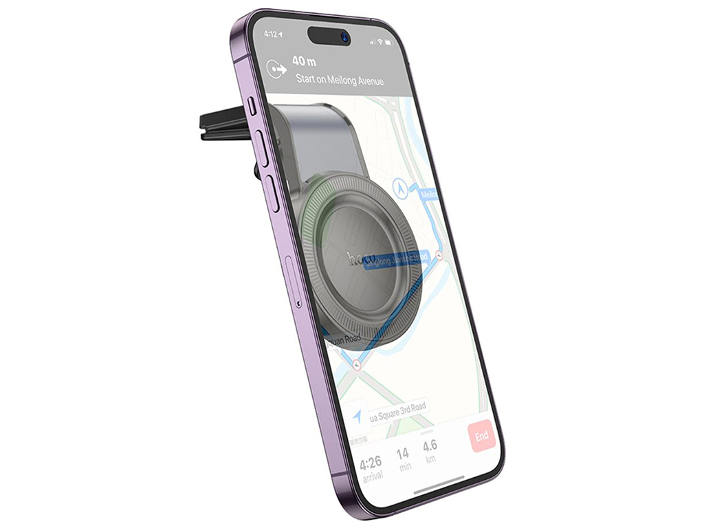 Автотримач Hoco H59 Magnetic Ring Колір Чорно-Сірий
