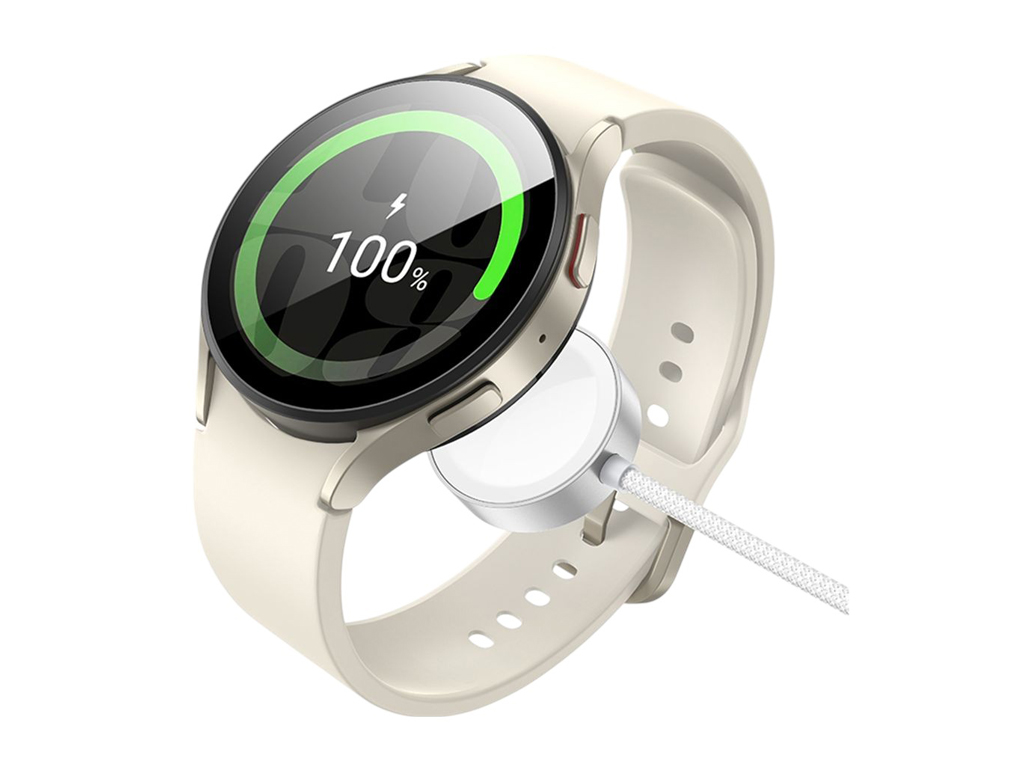 Бездротовий зарядний пристрій Hoco CW59 для iWatch/SAMSUNG, білий
