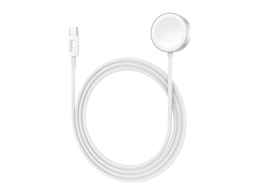 Бездротовий зарядний пристрій Hoco CW59 для iWatch/SAMSUNG, білий