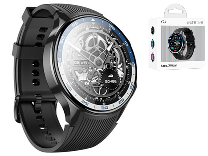 Смарт Годинник Hoco Y24 Smart sports watch(call version), колір чорний