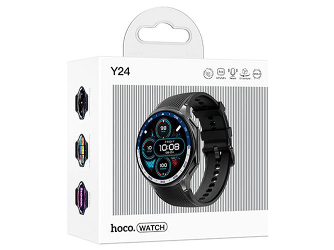 Смарт Годинник Hoco Y24 Smart sports watch(call version), колір чорний